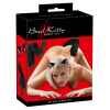 Bad Kitty pet play - sada mačacie ušká + análne dildo s mačacím chvostom - čierne (2ks)